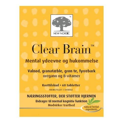 Clear Brain   60 Tabletter