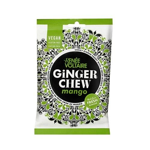 Mango Ingefær Chews fra Renee Voltaire - 120 Gram