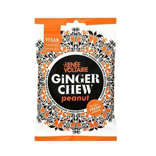 Ingefær Chews med Peanut - 120 Gram fra Renee Voltaire