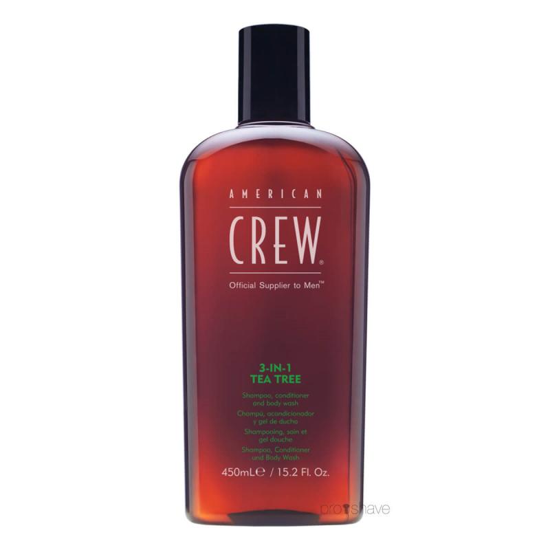 American Crew 3 i 1 Tea Tree - Alt-i-én Kropsvask 450 ml