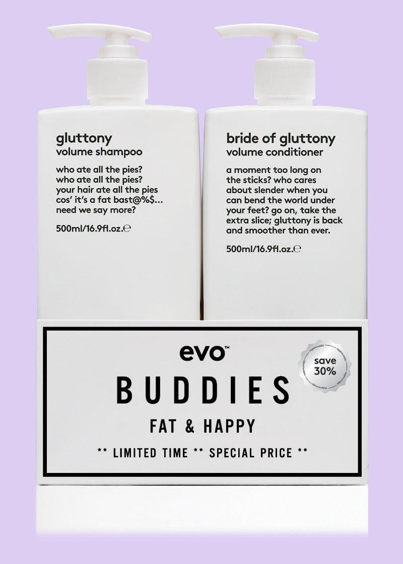 Evo   Gluttony   Bride Of Gluttony Buddies Shampoo   Conditioner 2x 500ml   Hos Frisøren   Baronen