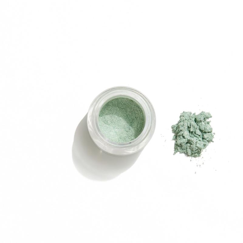 Effektpulver 006 Chrome Green fra Gosh - Makeup til øjne