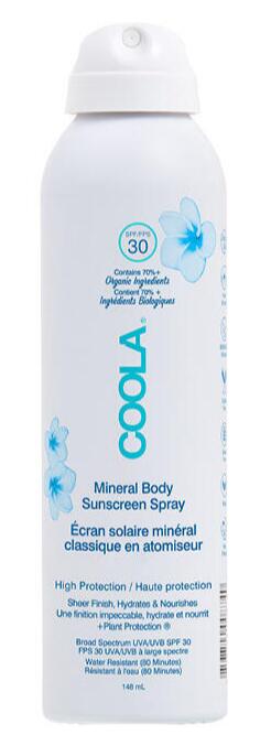 Coola Mineral Body Spray Fragrance Free Spf 30  148ml
