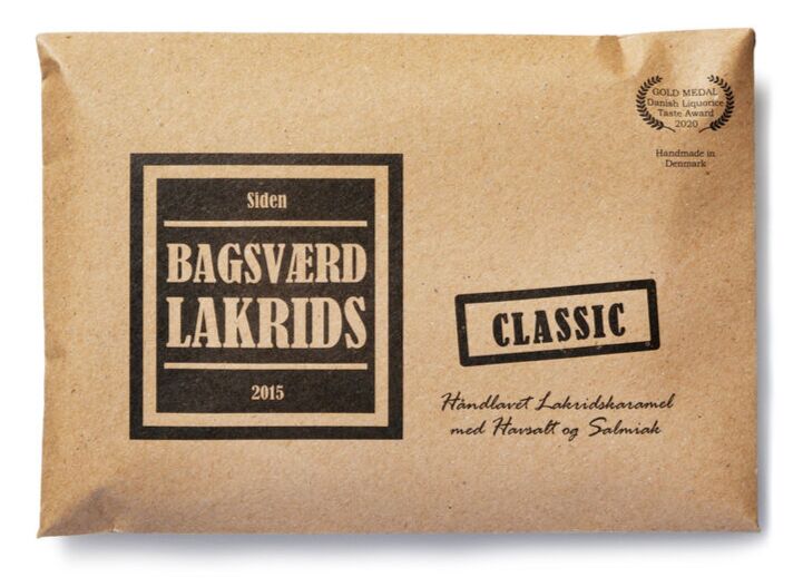 Bagsværd Lakrids Hel Plade Lakrids  Quot Classic Quot  160g