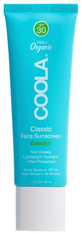 Coola Ansigtssolcreme Agurk SPF 30 - Økologisk Beskyttelse