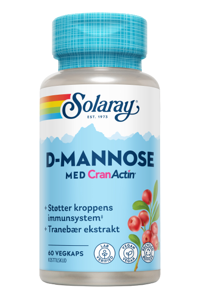 D Mannose Med Cranactin   60 Kapsler