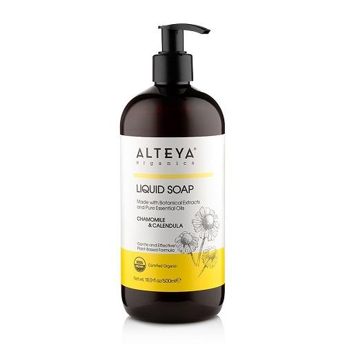 Alteya Organics   økologisk Flydende Sæbe   Chamomile   Calendula 500ml