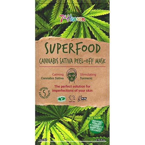 Earth Kiss Ansigtsmaske Superfood Canabis Sativa 7th Heaven   10 Ml