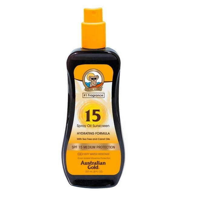 Australian Gold   Hydrating Sun Oil Spray Carrot Spf15   237 Ml