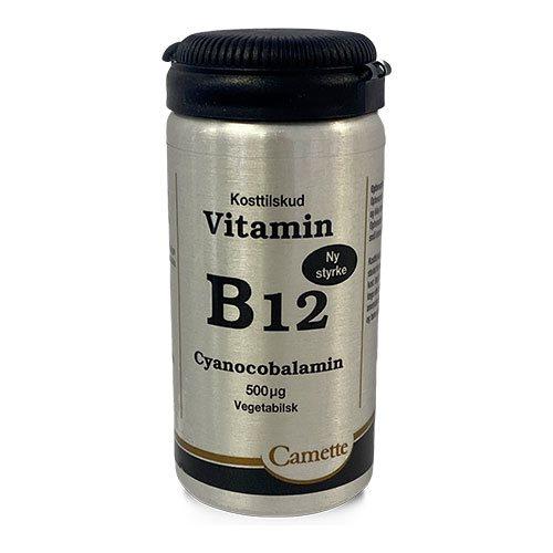 Camette B12 Vitamin 500 Mcg - 90 Tabletter på tilbud!