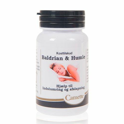 Baldrian Og Humle Camette   90 Tabletter