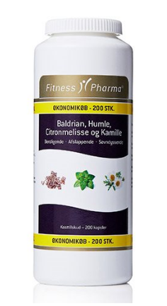 Fitness Pharma Baldrian  Humle  Citronmelisse Og Kamille  200 Kap