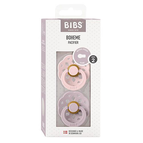 Bibs Boheme Latex Size 2 Blossom Dusky Lilac 2 Pack