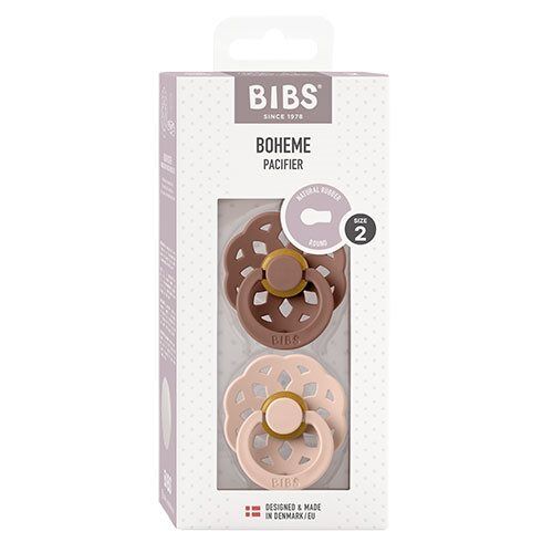 Bibs Boheme Latex Size 2 Woodchuck Blush 2 Pack