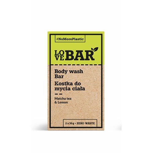 Love Bar Bodywash Bar M  Matcha Te   Citron   60 G