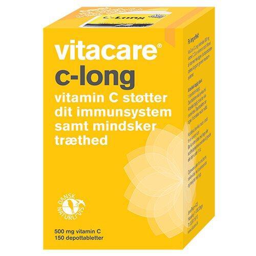 C Long Vitacare 500mg - 150 Depottabletter med C-vitamin