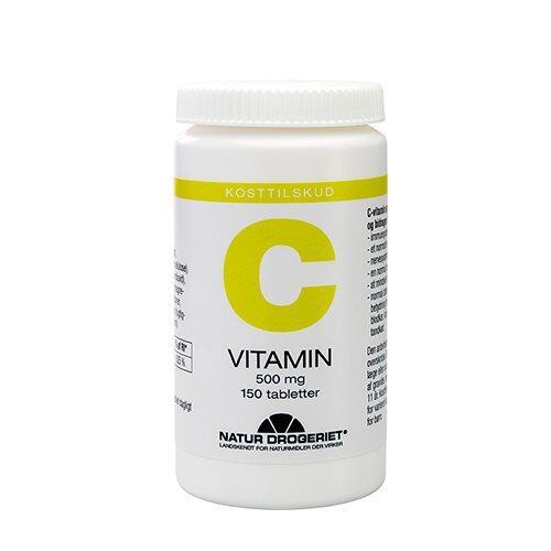 C Vitamin 500 Mg - Syreneutrale Tabletter 150 stk.