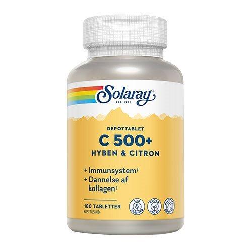 C Vitamin C500  Hyben  Citron Solaray   180 Tabletter