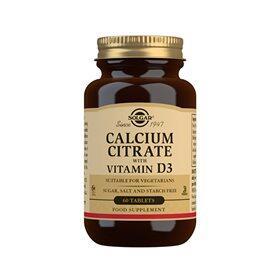 Solgar Calcium Citrate D3   60 Tab