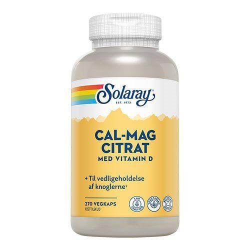 Calcium Magnesium Citrat M  D Vit    270 Kapsler
