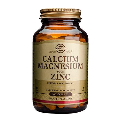 Solgar Calcium Magnesium  Zink   100 Tab