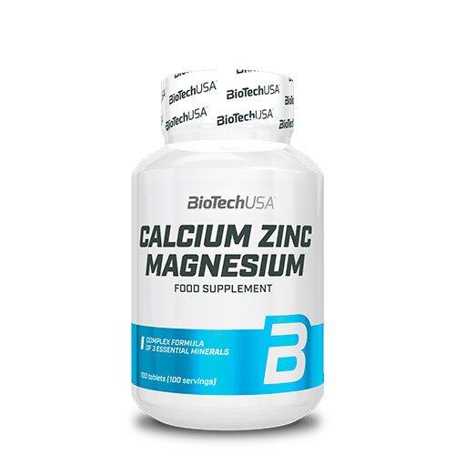 Biotech Calcium, Zink & Magnesium 100 tabletter - Tilbud!