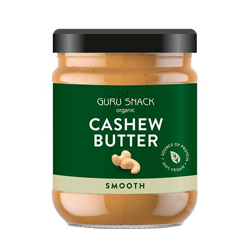 Guru Snack Cashewnøddesmør Smooth økologisk   250 G