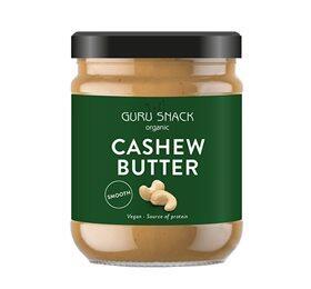 Økologisk Cashewnøddesmør Smooth fra Guru Snack - 250 G