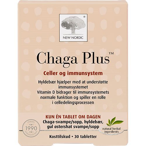 Chaga Plus - 30 Tabletter til Sundhed og Velvære