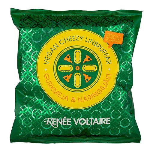 Økologiske Cheezy Linsepuffer fra Renée Voltaire 60 G