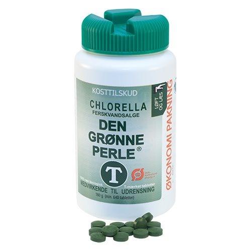 Chlorella - Økologisk Udrensningskosttilskud, 640 Tabletter