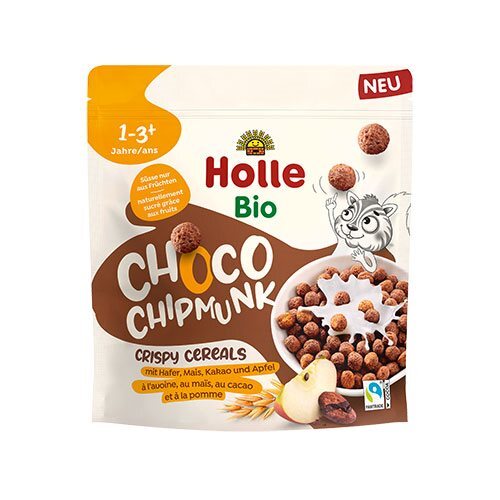 Holle Choco Chipmunk Økologisk Snack - 125 Gram