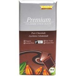 Bonvita Chokolade Mørk 71  Cacao økologisk   100 G