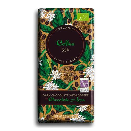 Chocolate And Love Chokolade Coffee 55  ø  80g