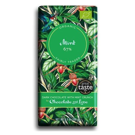Chocolate And Love Chokolade Mint 67  ø  80g