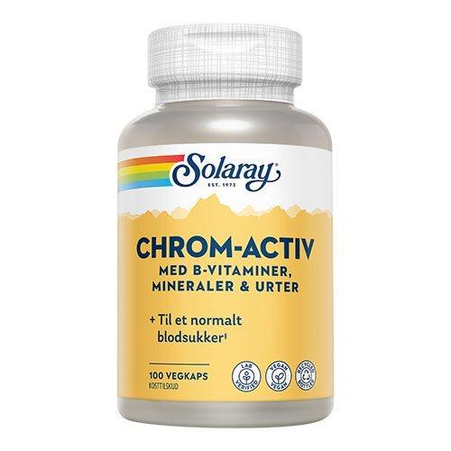 Chromactiv Solaray - 100 Kapsler til Sundhed og Velvære