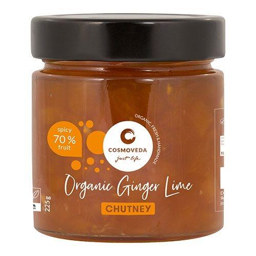 Chutney Ingefær Lime økologisk   225 Gram