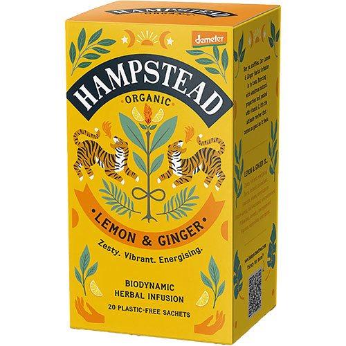 Hampstead Te Citron & Ingefær Økologisk Te - 20 Breve