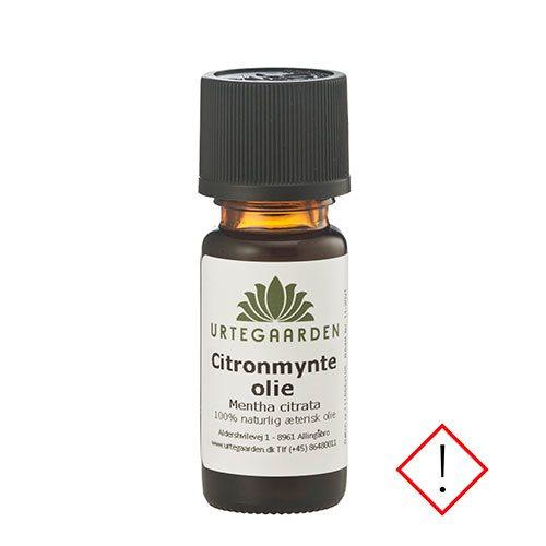 Urtegaarden Citronmynteolie 10 Ml - Naturlig Aroma og Duft