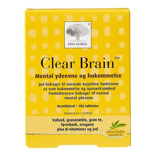 Clear Brain   180 Tabletter