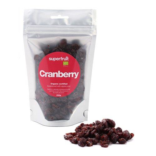 Økologiske Tranebær fra Superfruit - 200 G Snackdelikatesse