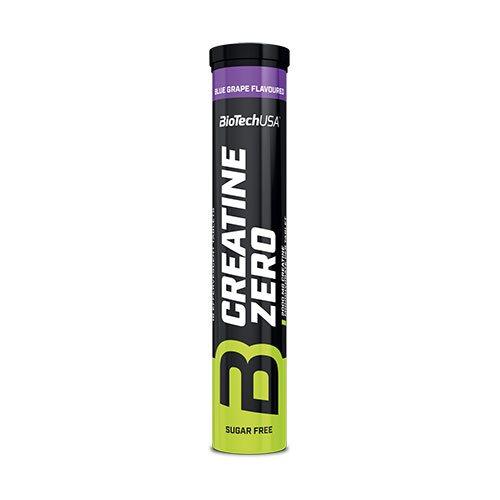 Biotechusa Creatine Zero Brusetablet M  Smag Af Blå Druer   18 Tab