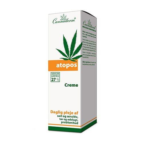 Cannaderm Atopos Creme til Sensitiv Hud - 75 Gram