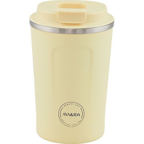 Aya Ida Cup2go - Butter Yellow 380 Ml Drikkekop