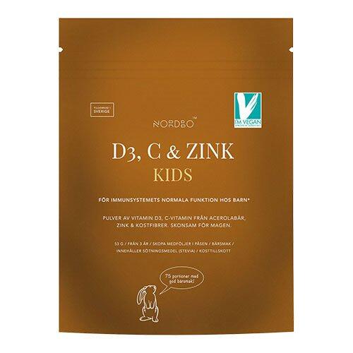 D3, C & Zink Kids - 75 Portioner med Bærsmag
