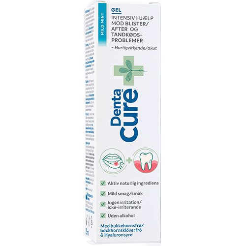 Dentacure Gel Mild Mint - Mundpleje mod Blister 25 Ml