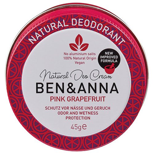 Ben   Anna Deo Cream   Pink Grapefruit   45 G