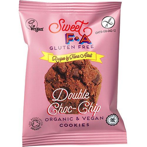 Økologiske Double Chocolate Chip Cookies - 2 Pak