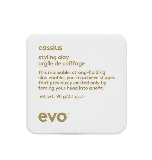 Evo Cassius Styling Clay 90g   Hos Frisøren   Baronen