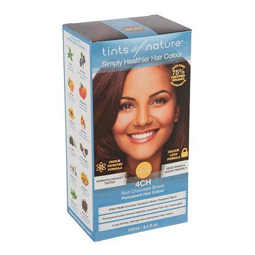 Tints Of Nature Hårfarve 4ch Rich Chocolate Brown   130ml